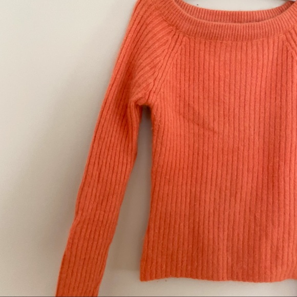 Orange Sweater Long Sleeved Fall Autumn XS/S - Picture 6 of 8